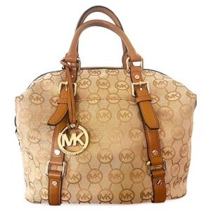 Michael Kors “Bedford” Belted Medium Satchel Bag